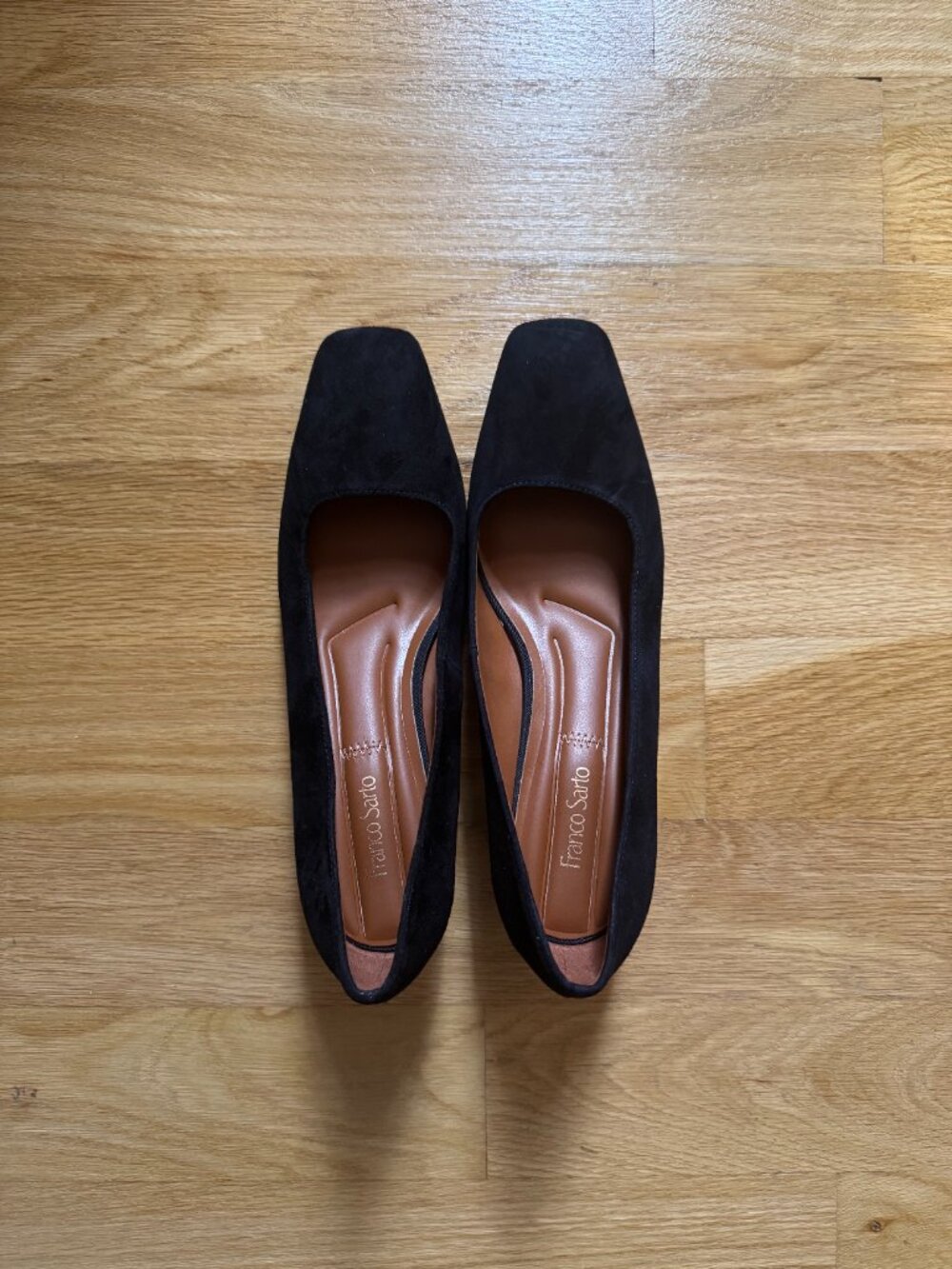 NWOT Franco Sarto Franco Salino Pumps – Black Suede | Size 7.5 M